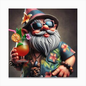 Hawaiian Gnome Canvas Print