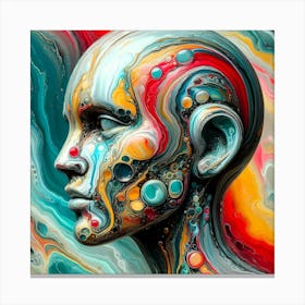 Abstract Float Color Visual 88 Canvas Print