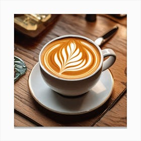 Coffee Latte Canvas Print