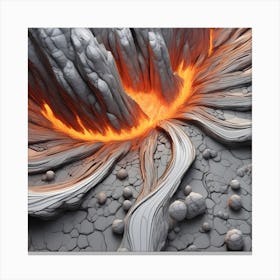Lava Flow Canvas Print