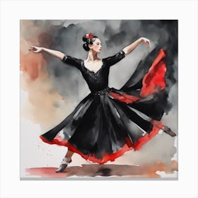 Ballet Dancer 1 Canvas Print