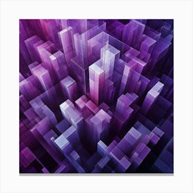 Abstract City Canvas Print