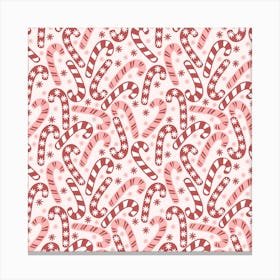 Candy Canes Canvas Print