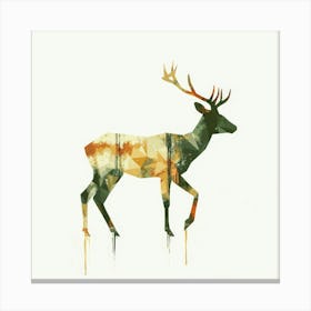 Deer Canvas Print.Generated AI. Wall Art Print Canvas Print