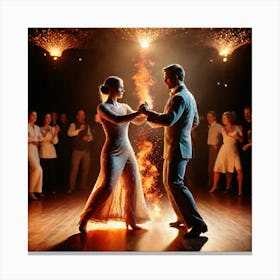 Dance With Fire Canvas Print
