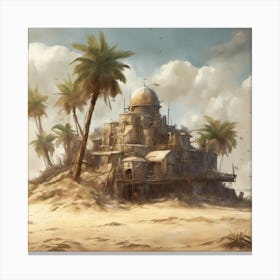 Desert Island Canvas Print