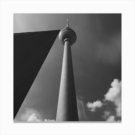 Tv Tower In Berlin Canvas Print