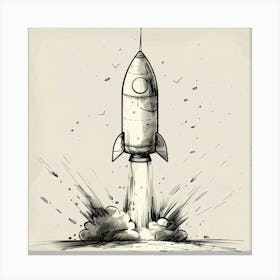 Rocket Launch 2 Canvas Print