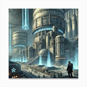 Iron Commonwealth Energy Extraction Facility Canvas Print