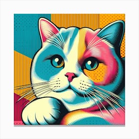 Pop Cat 14 Canvas Print