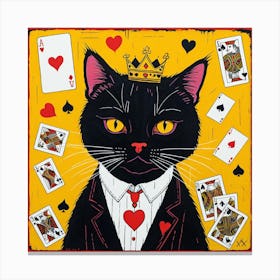 King Of Cats 7 Canvas Print