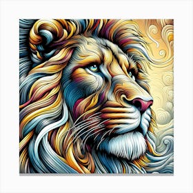 Creative Wild Animal Representation 122 Canvas Print