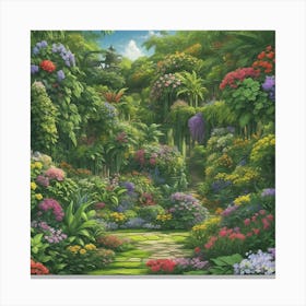 Botanical Garden 1 Canvas Print