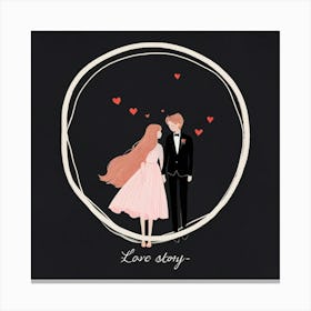 Love Story 1 Canvas Print