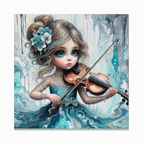 Violin Girl 1 Canvas Print