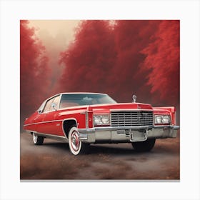 Cadillac De Luxe Canvas Print