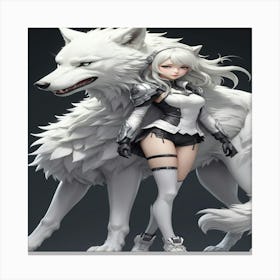 White Wolf Canvas Print