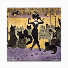 Cat Lady Canvas Print