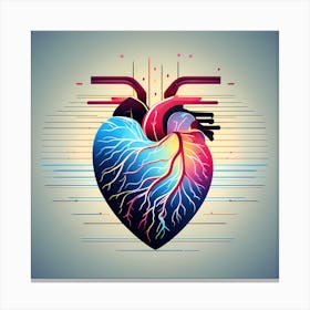 Heart Vector Illustration Canvas Print