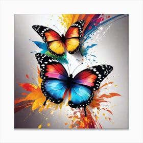 Colorful Butterflies 57 Canvas Print