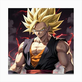 Dragon Ball Z Wallpaper 56 Canvas Print