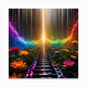 Rainbow Path Canvas Print