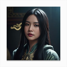 Chinese Girl 6 Canvas Print