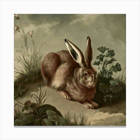 Rabbits 1 2 Canvas Print