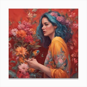 'Flora' Canvas Print