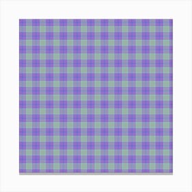 Plaid Fabric 32 Canvas Print