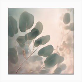 An Eucalyptus Leaf Abstract Art 1 Canvas Print