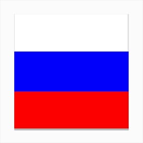 Russian Flag Canvas Print