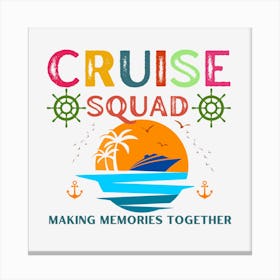 Cruise Squad 1 Canvas Print