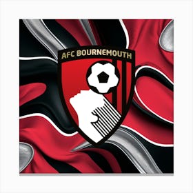 A.F.C. Bournemouth Logo Wall Arts 11 Canvas Print