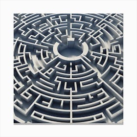 The Maze Canvas Print