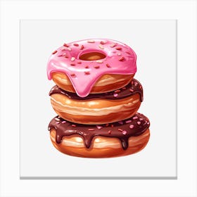 Donuts Canvas Print