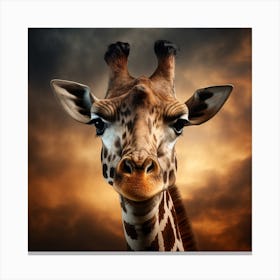 Giraffe 10 Canvas Print