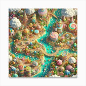 Candy Land 1 Canvas Print