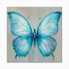 Blue Butterfly 3 Canvas Print