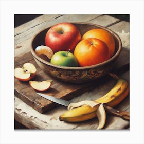 Fruit Bowl 1 Canvas Print