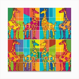 Giraffes 3 Canvas Print