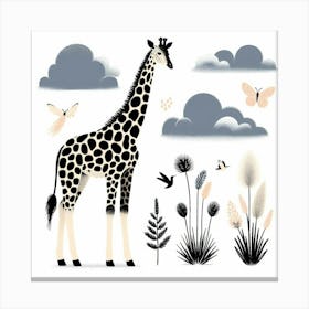 Illustration Giraffe 2 Canvas Print