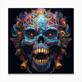 Skull Of A Monster Canvas Print