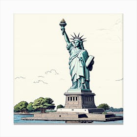 Statue Of Liberty 3 Canvas Print