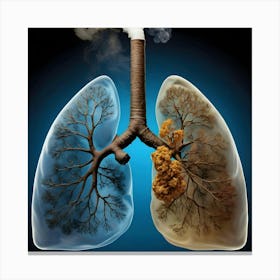 Lungs And Trees Canvas Print