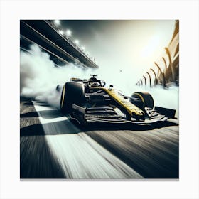 Renault F1 Racing Car Canvas Print