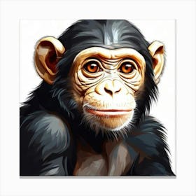 Chimpanzee Canvas Print