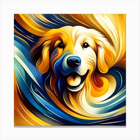 Golden Retriever 01 Canvas Print