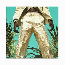 Jamaica - White Gold Pants Canvas Print