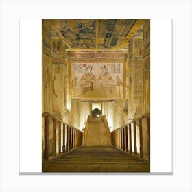 Egyptian Temple 38 Canvas Print